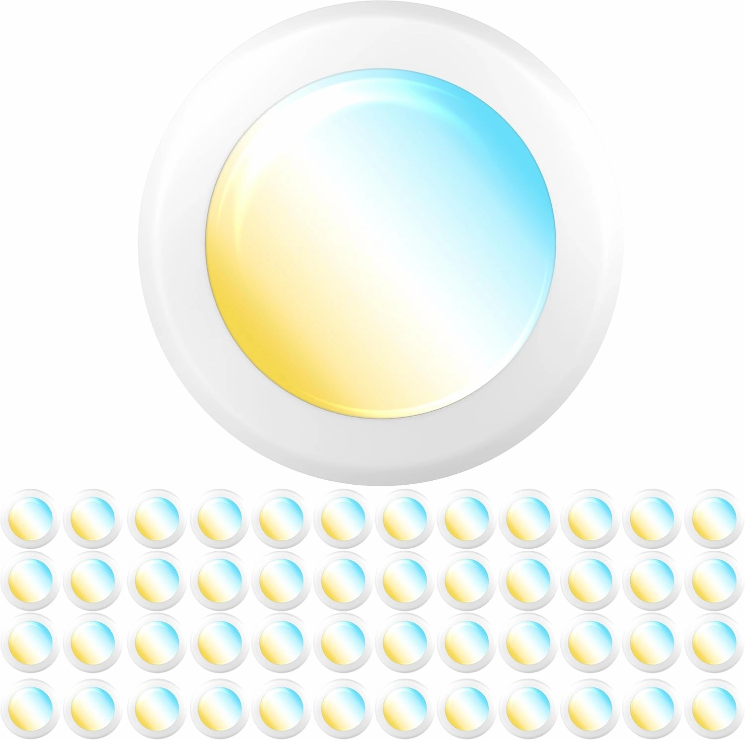 Sunco 48 Pack LED Disc Lights Ceiling 6 Inch, Flush Mount Disk Light, Recessed Can Lighting, 1050 LM, 15W (75W Equivalent), Selectable CCT 3000K/4000K/5000K/6000K/6500K, Dimmable, Damp Rated ETL