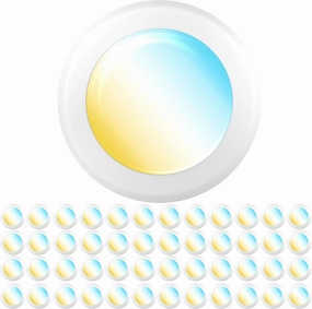 Sunco 48 Pack LED Disc Lights Ceiling 6 Inch, Flush Mount Disk Light, Recessed Can Lighting, 1050 LM, 15W (75W Equivalent), Selectable CCT 3000K/4000K/5000K/6000K/6500K, Dimmable, Damp Rated ETL