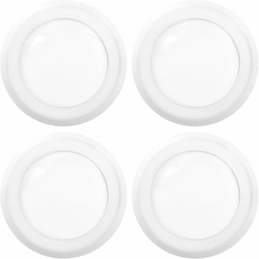 Sunco LED Disc Lights Ceiling 6 Inch, Flush Mount Disk Light, Recessed Can Lighting, 1050 LM, 15W (75W Equivalent), 4000K Cool White, Dimmable, Damp Rated ETL 4 Pack