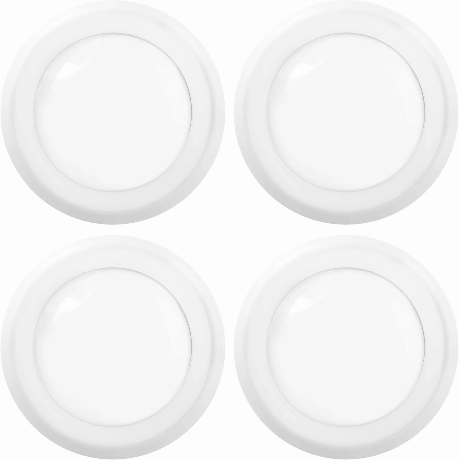 Sunco LED Disc Lights Ceiling 6 Inch, Flush Mount Disk Light, Recessed Can Lighting, 1050 LM, 15W (75W Equivalent), 4000K Cool White, Dimmable, Damp Rated ETL 4 Pack