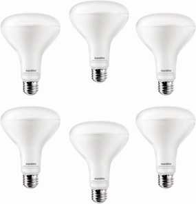 Sunlite LED BR30 Reflector Light Bulb, 11 Watts (65W=), 120V, 920 Lumens, 90 CRI, Medium E26 Base, Dimmable, Wide Flood, UL Listed, Title-20 Compliant, 6 Count, 3000K Warm White
