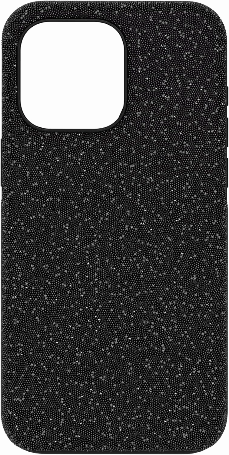 Swarovski High Smartphone Case for iPhone 15 Pro Max, Black Crystals, Part of The High Collection