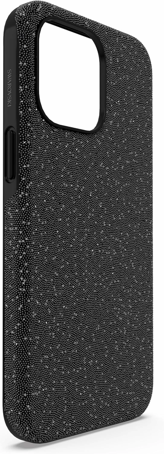 Swarovski High Smartphone Case for iPhone 15 Pro Max, Black Crystals, Part of The High Collection