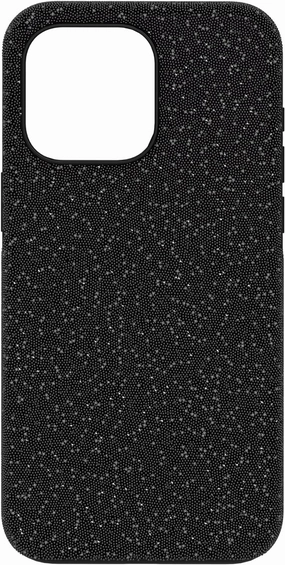 Swarovski High Smartphone Case for iPhone 15 Pro Max, Black Crystals, Part of The High Collection