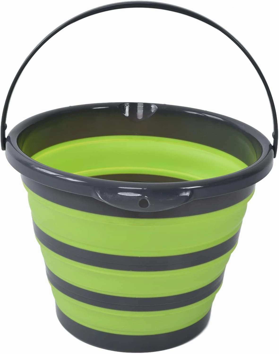 SYH&AQYE Collapsibles Plastic Bucket, Portable Fishing Water Pail, Portable Handheld Water Basin Container for Fishing Outdoor Use 10L