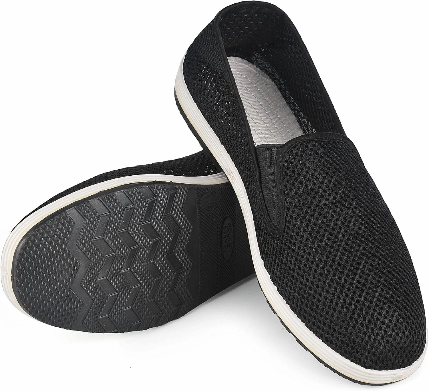 Tai Chi Shoes Fit for Kung Fu and Martial Arts, Light, Soft, and Breathable Suitable for Indoor/Outdoor Activities, Anti-Slip for Car Driving and Fishing, Black