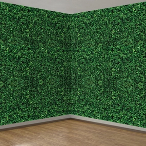 Tatuo 12 Pieces 54 x 108 Inches Jumbo Green Leaves Photography Leaf Backdrop 3D Waterproof Tree Leaves Background Photo Booth Prop Green Leaf Tablecloths for Baby Shower Birthday Party Decoration
