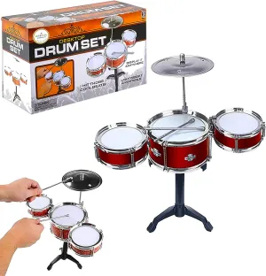 The Dreidel Company Tabletop Drums Set, Desktop Games, Junior Beginners, Party Favors 18" Inches Tall (Single)