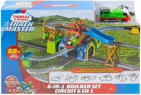 Thomas & Friends Trackmaster Percy 6 in 1 Motorized Train Percy Toy for Children 3  Years Old GBN45