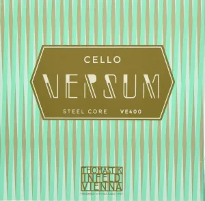 Thomastik-Infeld Versum - Cello String Set - Consists of VE41 VE42 VE43 VE44 Cello Strings with Smooth Bow Response and Balanced Tension for Exceptional Sound - Durable and Versatile Strings