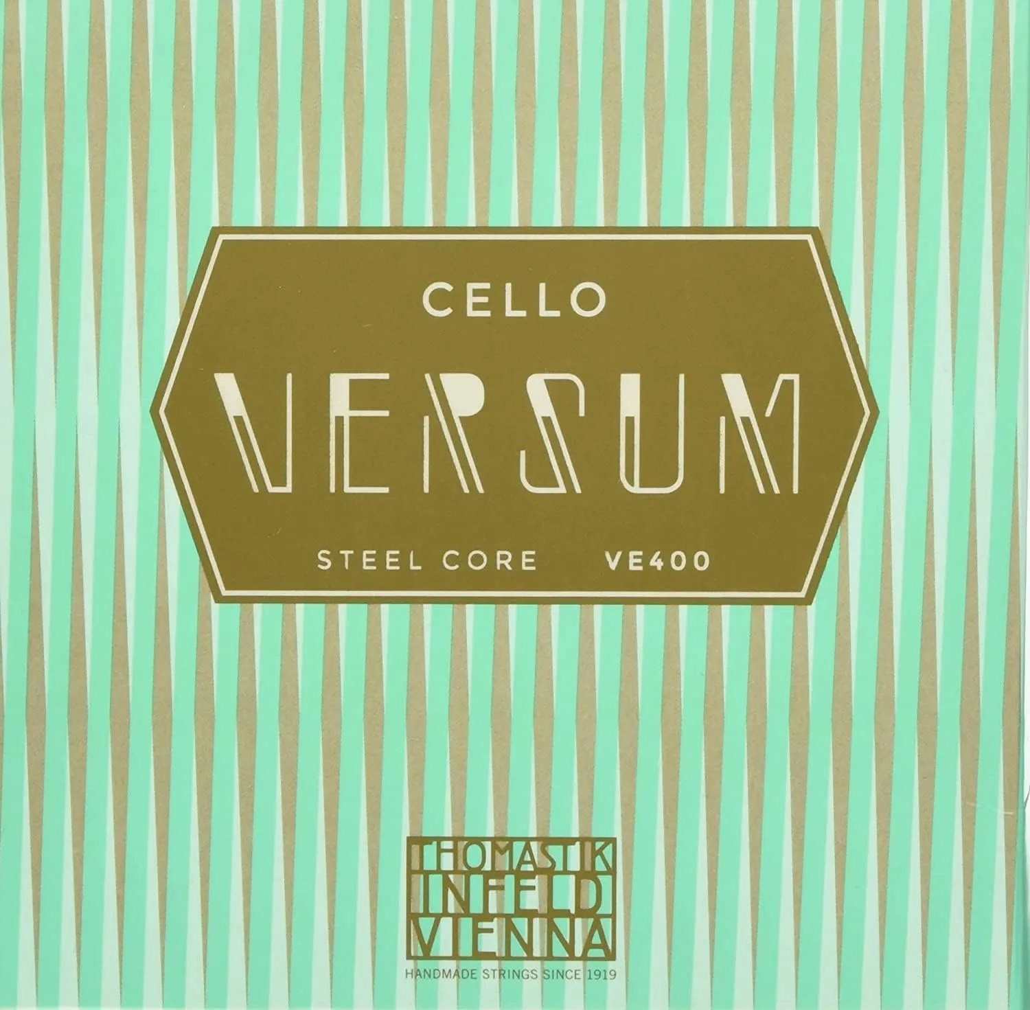 Thomastik-Infeld Versum - Cello String Set - Consists of VE41 VE42 VE43 VE44 Cello Strings with Smooth Bow Response and Balanced Tension for Exceptional Sound - Durable and Versatile Strings