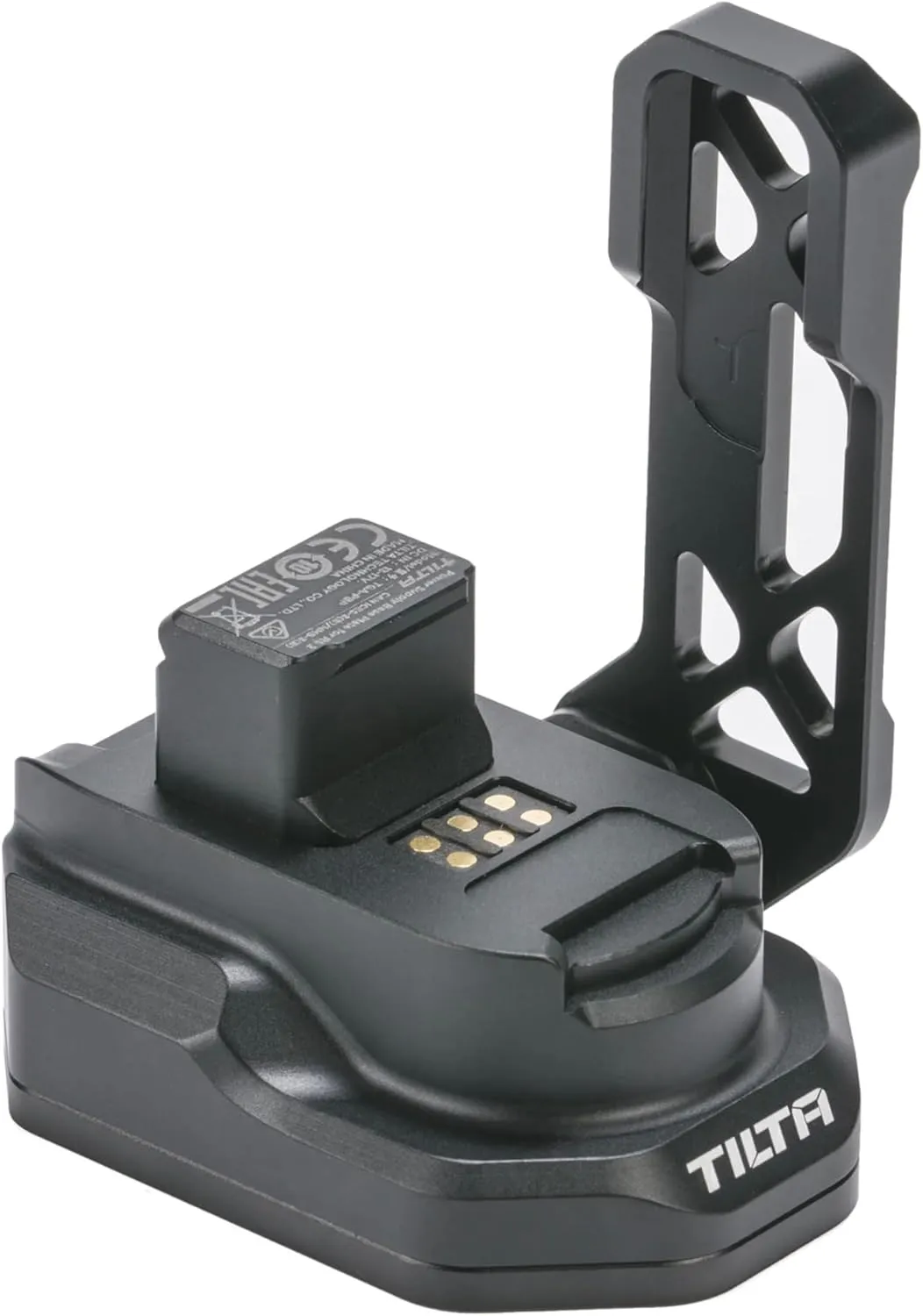 Tilta Power Supply Base Plate for DJI Ronin | Compatible with RS3 Pro / RS4/ RS4 Pro | Side Holding Bracket | 1/4"-20 and 3/8"-16 Threads