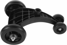 Toddlers Wiggle Car Wheel Replacement Heavy Duty Plastic Accessory for Easy Repair Three-Legged Design for Stability Flexible Triangular Front Wheel Boy Girl Wiggle Car Part