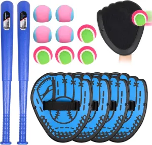 Toss and Catch Ball Set,Sticky Ball and Catch Game,Kids Baseball Beginner Training,Fun Family Games,Backyard Beach Outside Toys for Boys&Girls