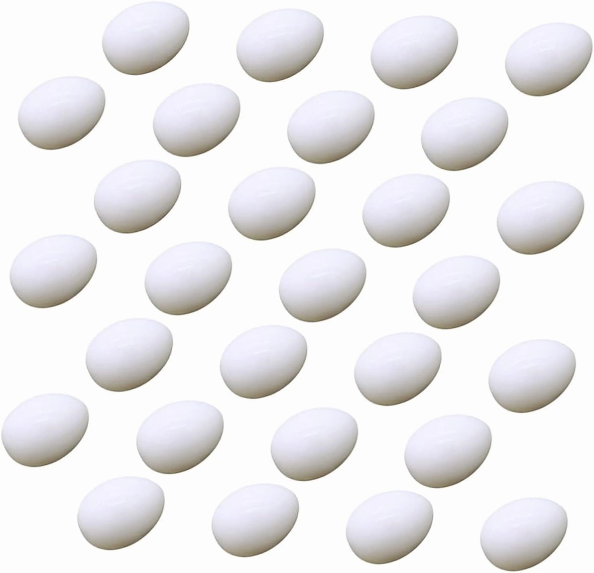TOYANDONA 28pcs Simulation Pigeon Eggs DIY Decorative for Bird Nesting Durable Realistic Design for Pigeon Domestication