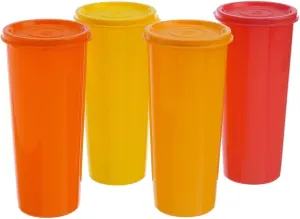 TP-640-T212 Tupperware Plastic Jumbo Tumblers (Set of 4)