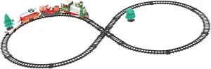Train Plaything Christmas Electric Train Toy Boys and Girls Safe Pigment