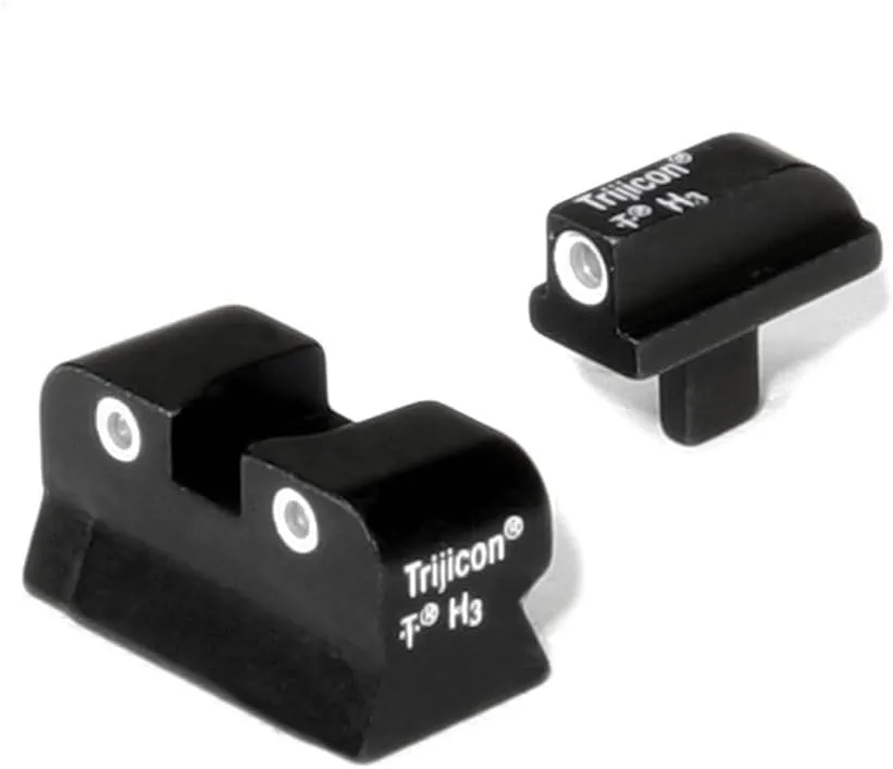 Trijicon 3 Dot Front And Rear Night Sight Set for Colt Government with .055 Narrow Tang
