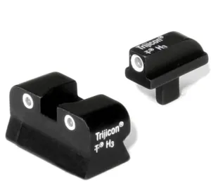 Trijicon 3 Dot Front And Rear Night Sight Set for Colt Government with .055 Narrow Tang