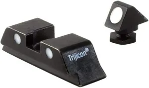 Trijicon GL05 Bright & Tough Steel Sight Set for All Glock Models, NO TRITIUM