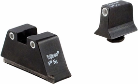 Trijicon Glock Suppressor Night Sight Set, White/Black