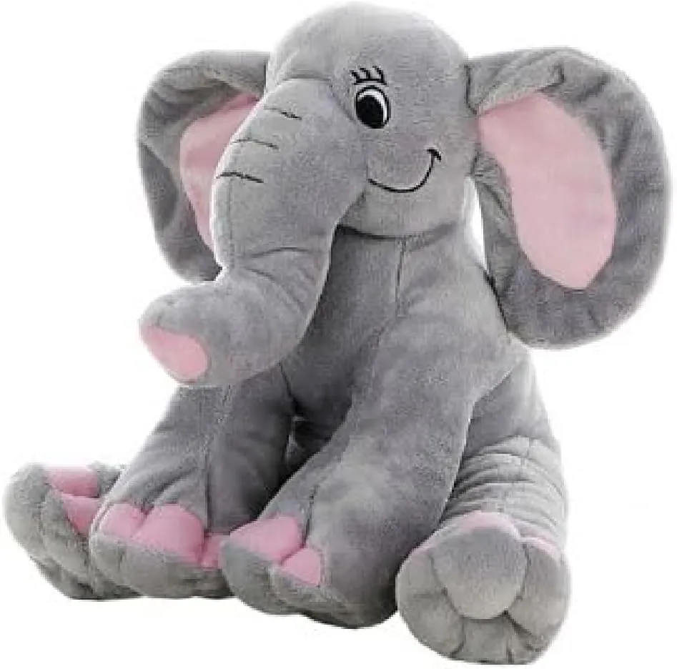 Trunks The Elephant Plush – 16 inch Soft & Snuggly Elephant Stuffed Animal Toy for Kids, Ideal Jungle Safari Buddy, Toddler Cuddle Pal, Birthday