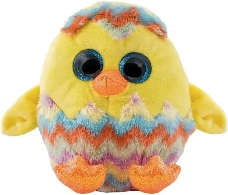 Ty Beanie Boo's-Plush Corwin The Chick 15cm-TY36569, TY36569, Multicoloured, Small