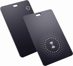 UCard Wallet Tracker Card,Smart Bluetooth Item Finder-Locator Item Compatible with Find My (iOS only),Wireless Rechargeable,IP67 Waterproof,Locator for Wallet, Luggage,Suitcase,Bags,Passport,Backpack
