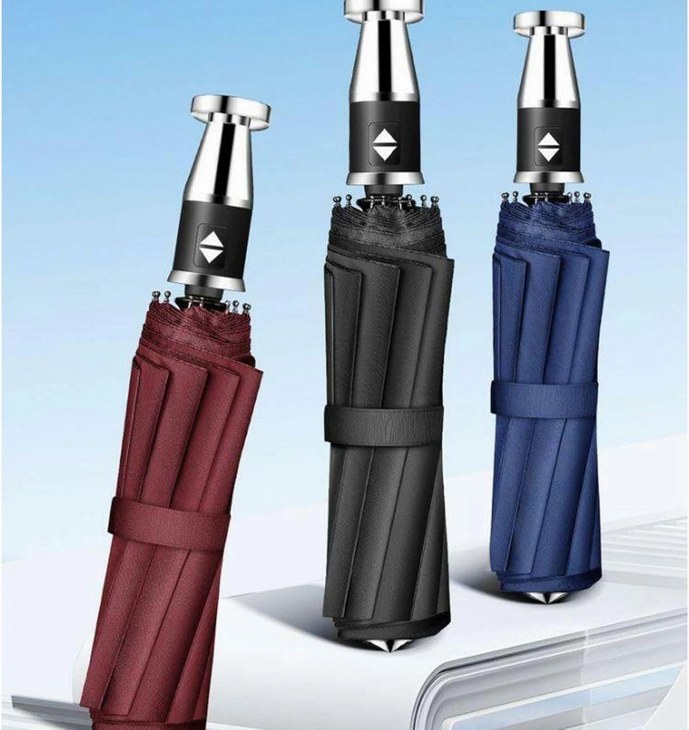 Umbrella with Car Logo for Lamborghini Marzal Miura Murcielago, Sun Umbrella Uv Protection Travel Umbrella Men Women Umbrella Outdoor Accessories,Normal-B