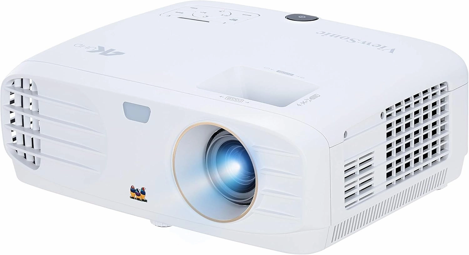 ViewSonic True 4K Home Theater Projector with Wide Color Gamut RGB Rec 709 HDR Support and Dual HDMI, Stream Netflix with Dongle (PX727-4K)