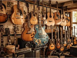 Vintage Guitars Musical Instrument Great Jigsaw Puzzles for Adults Dog Puzzles for Adults Toys Gift Family Decoration 1000 Piece