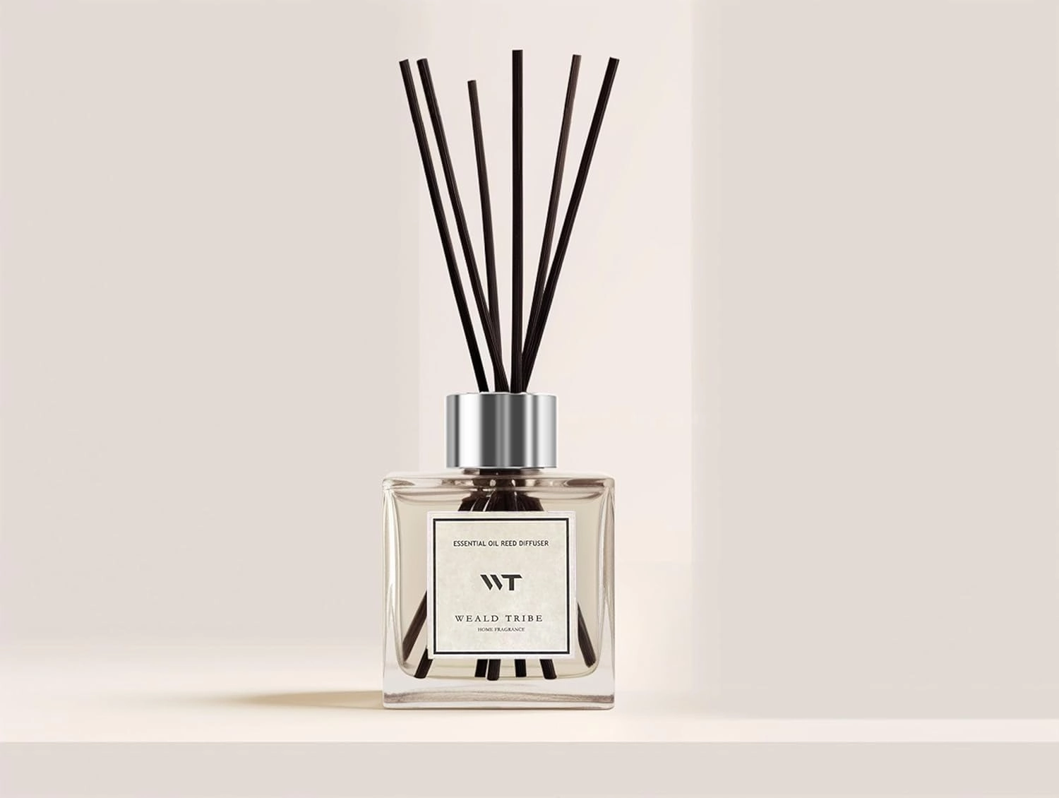 WEALD TRIBE Lavender & Cedar Scent Reed Diffuser Set for Bathroom Decor Air Fresheners, Oil Diffuser Stick | 5.1 fl oz Home Fragrance with Sticks Defusers | House Bedroom Office Shelf Decor