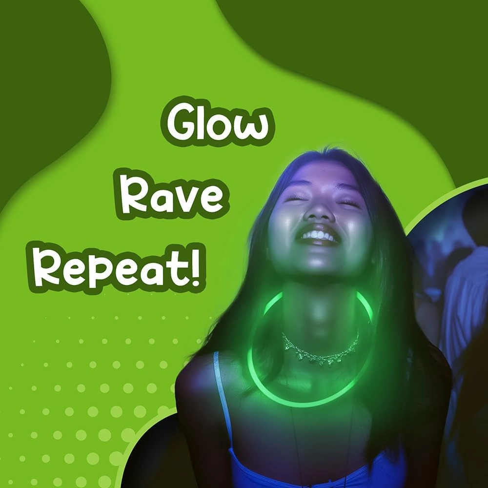 Windy City Novelties 22" Glow Stick Necklaces - 50 Pack