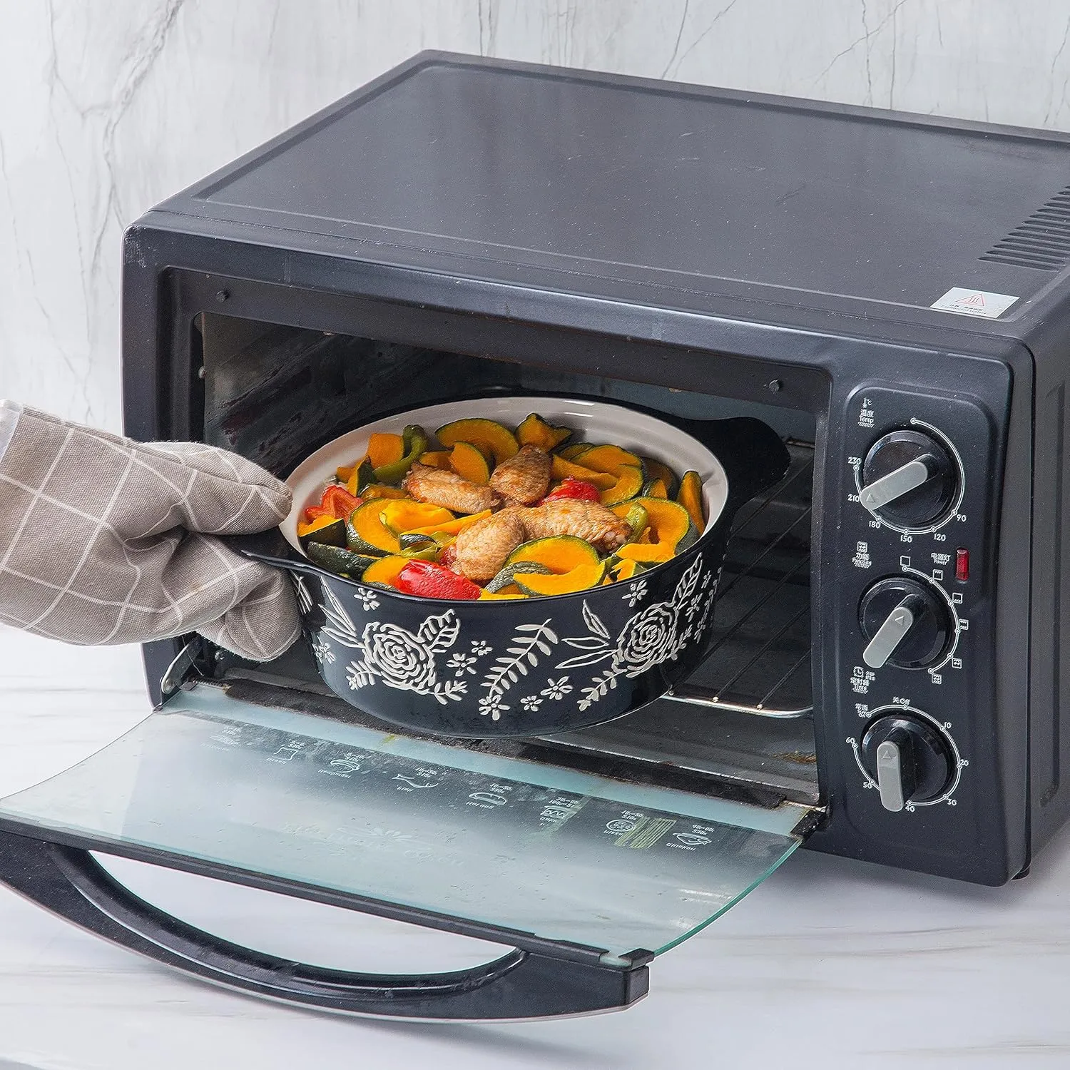 Wisenvoy Casserole Dish With Lid Casserole Dishes For Oven Baking Dishes For Oven Ceramic Pots Baking Dish