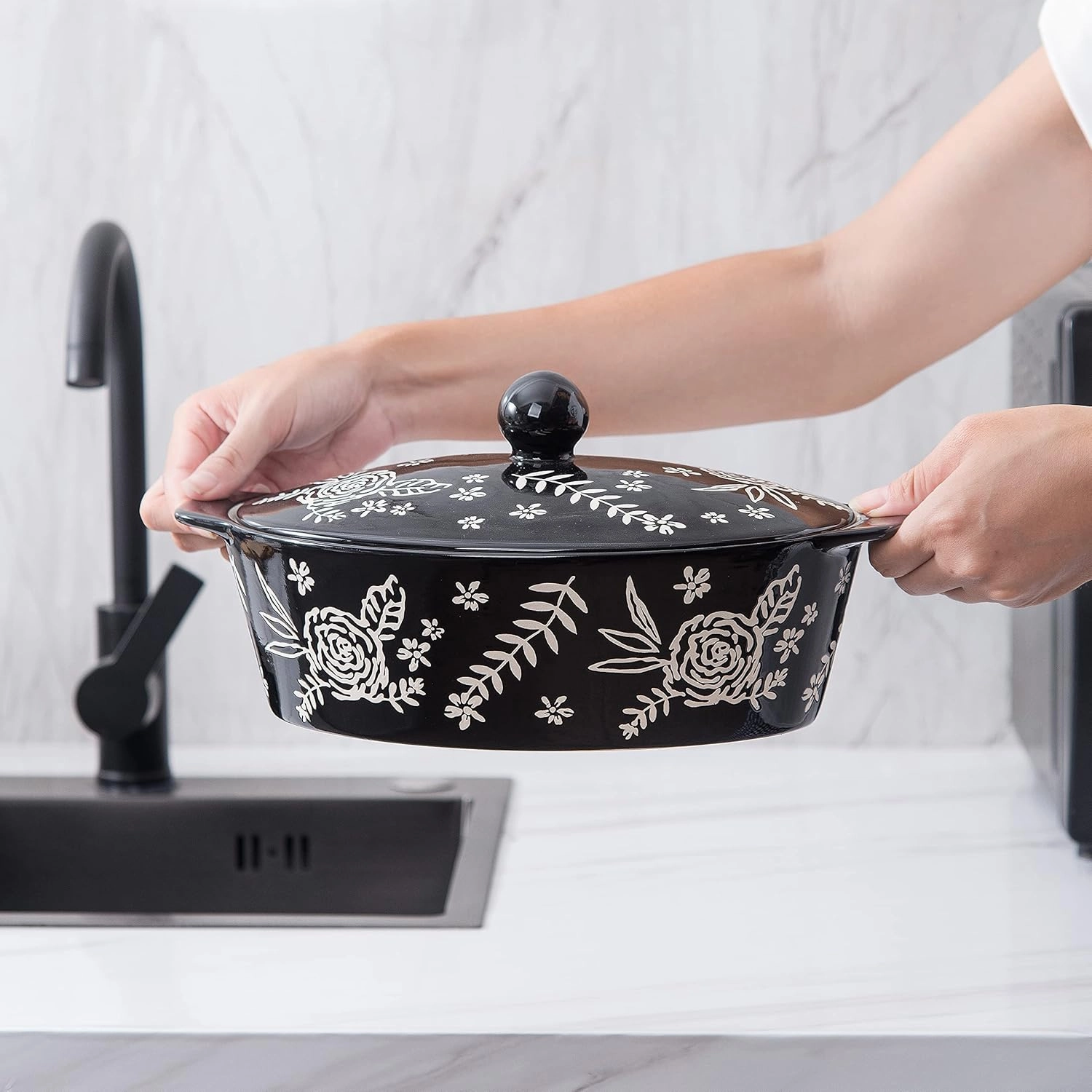 Wisenvoy Casserole Dish With Lid - Oven Baking Dish