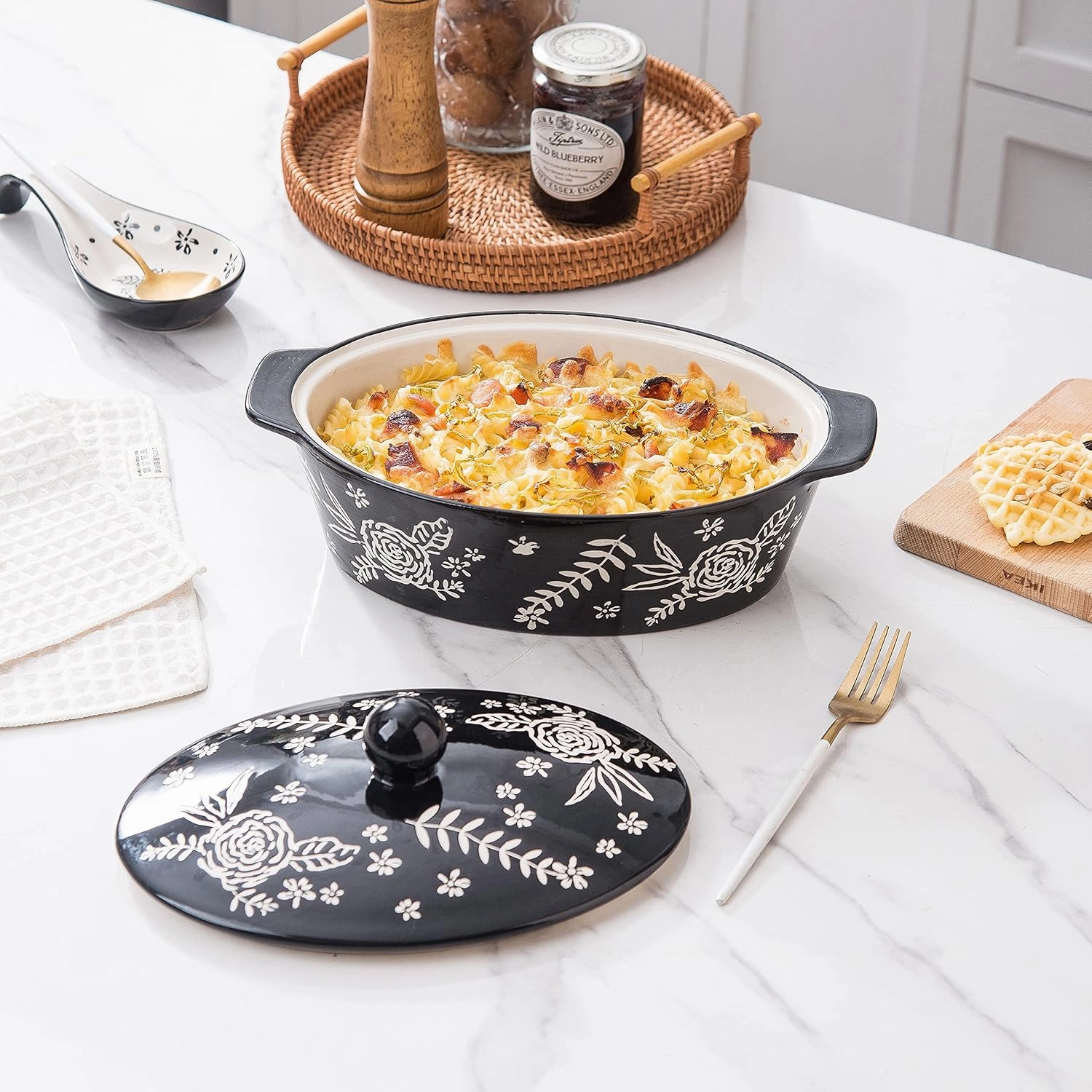 Wisenvoy Casserole Dish With Lid - Oven Baking Dish