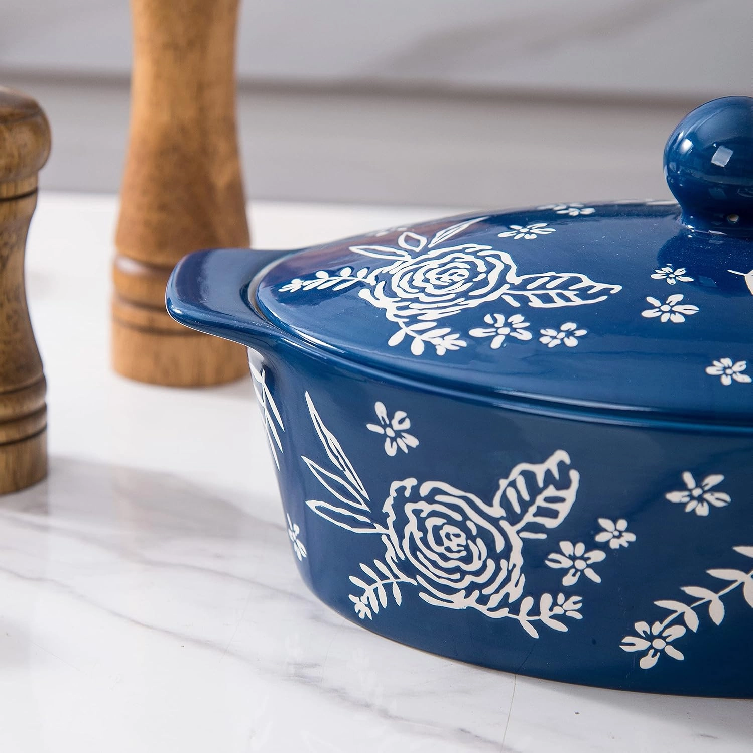Wisenvoy Casserole Dish With Lid Casserole Dishes For Oven Baking Dishes For Oven Ceramic Baking Dish