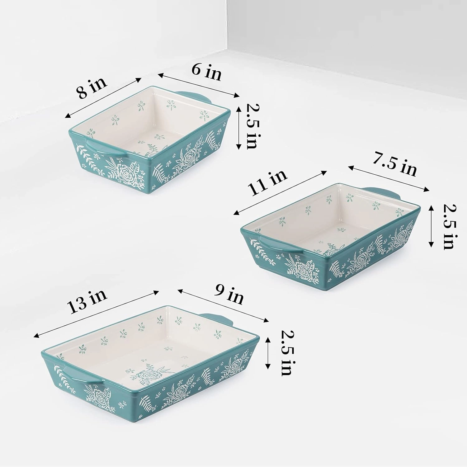Wisenvoy Casserole Dishes For Oven Baking Dish Ceramic Casserole Dish Lasagna Pan Baking Dishes For Oven Baking Dish Set