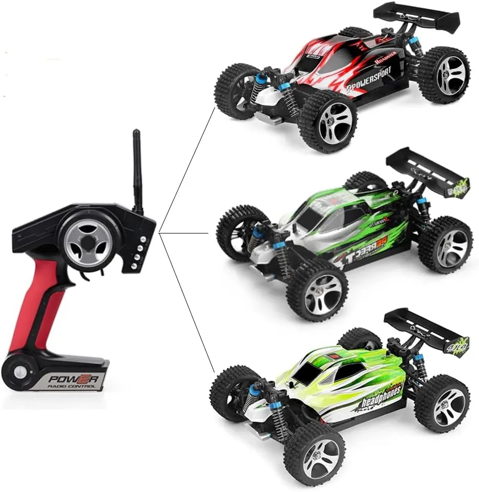 WLtoys XKS A959-B A959 959-A RC Car 1:18 2.4GHz 4WD Rally Racing Car High Speed Vehicle RC Racing Car for Kids Adults (A959B 2B)