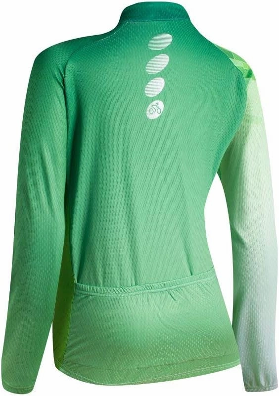 Women's Breathable Long Sleeve Cycling Suit 3D Gel Padded Bicycle Cloting Pants Set UV Protective