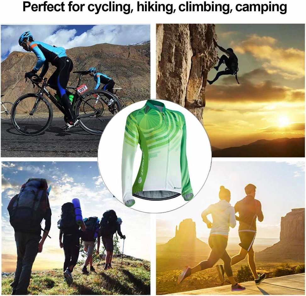 Women's Breathable Long Sleeve Cycling Suit 3D Gel Padded Bicycle Cloting Pants Set UV Protective