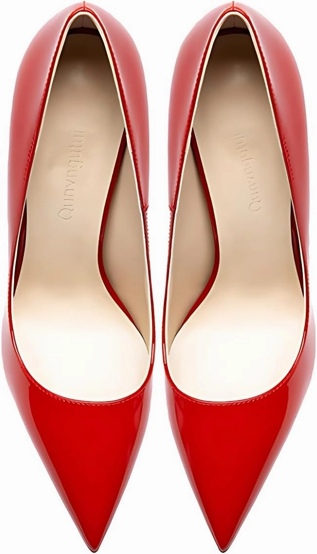 Women's Pointed Toe Shallow Stiletto Heels 4.7 Inch Pumps Wedding Party Banquet Shoes