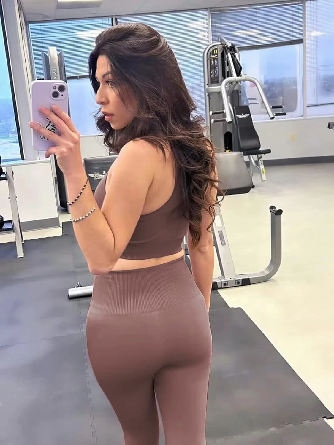 Women’s Yoga Outfits 2 piece Set Workout Tracksuits Sports Bra High Waist Legging Active Wear Athletic Clothing Set