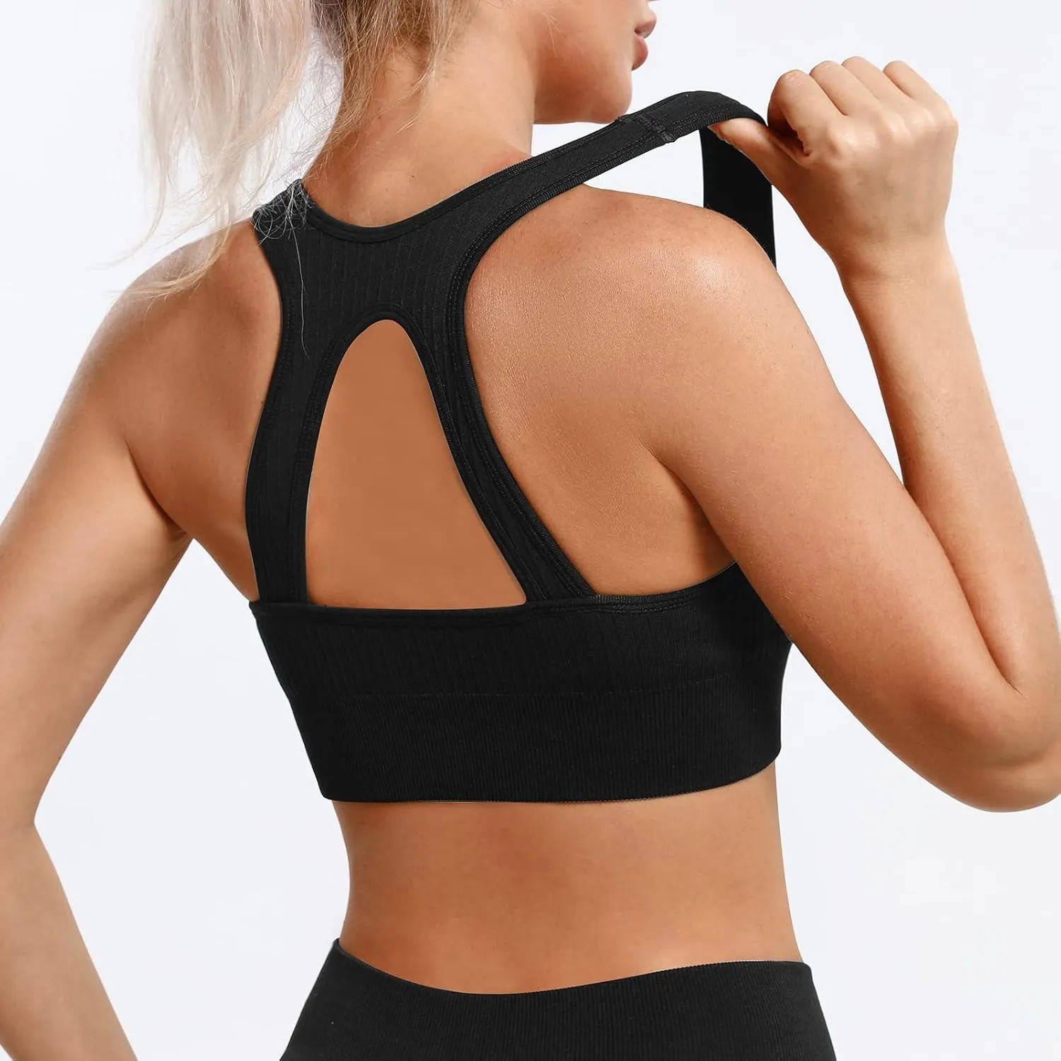 Women’s Yoga Outfits 2 piece Set Workout Tracksuits Sports Bra High Waist Legging Active Wear Athletic Clothing Set