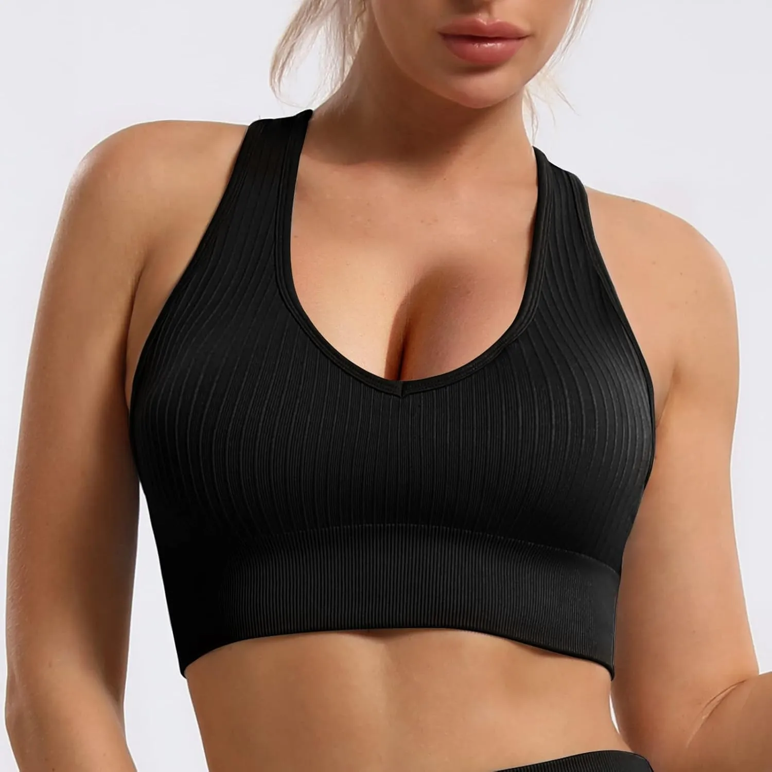 Women’s Yoga Outfits 2 piece Set Workout Tracksuits Sports Bra High Waist Legging Active Wear Athletic Clothing Set
