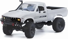 WPL C24-1 RC Rock Crawler RC Truck 4x4 1/16 Scale RC Crawler Off Road Remote Control Pickup 2.4G All Terrain RTR with Proportional Throttle Steering Led Light Adult