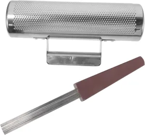 YARNOW 1 Set Professional Guiro Instrument for Metal Percussion Education with Scraper for Music Learning Birthday and Early Childhood Development
