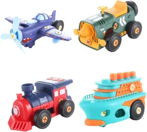 YARNOW 1 Set Retro Car DIY Assembly Set for Electric Disassemble Playthings to Spark Imagination and Intellectual Development Fun and Playthings