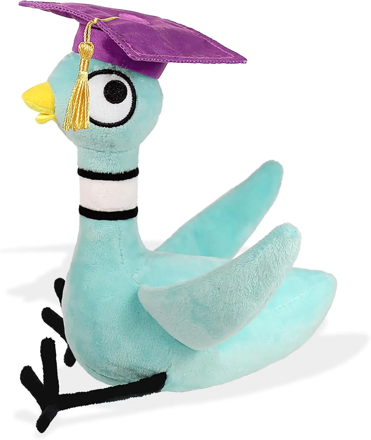 YOTTOY Mo Willems Collection | The Pigeon Graduation Stuffed Animal Plush Toy–6.5”