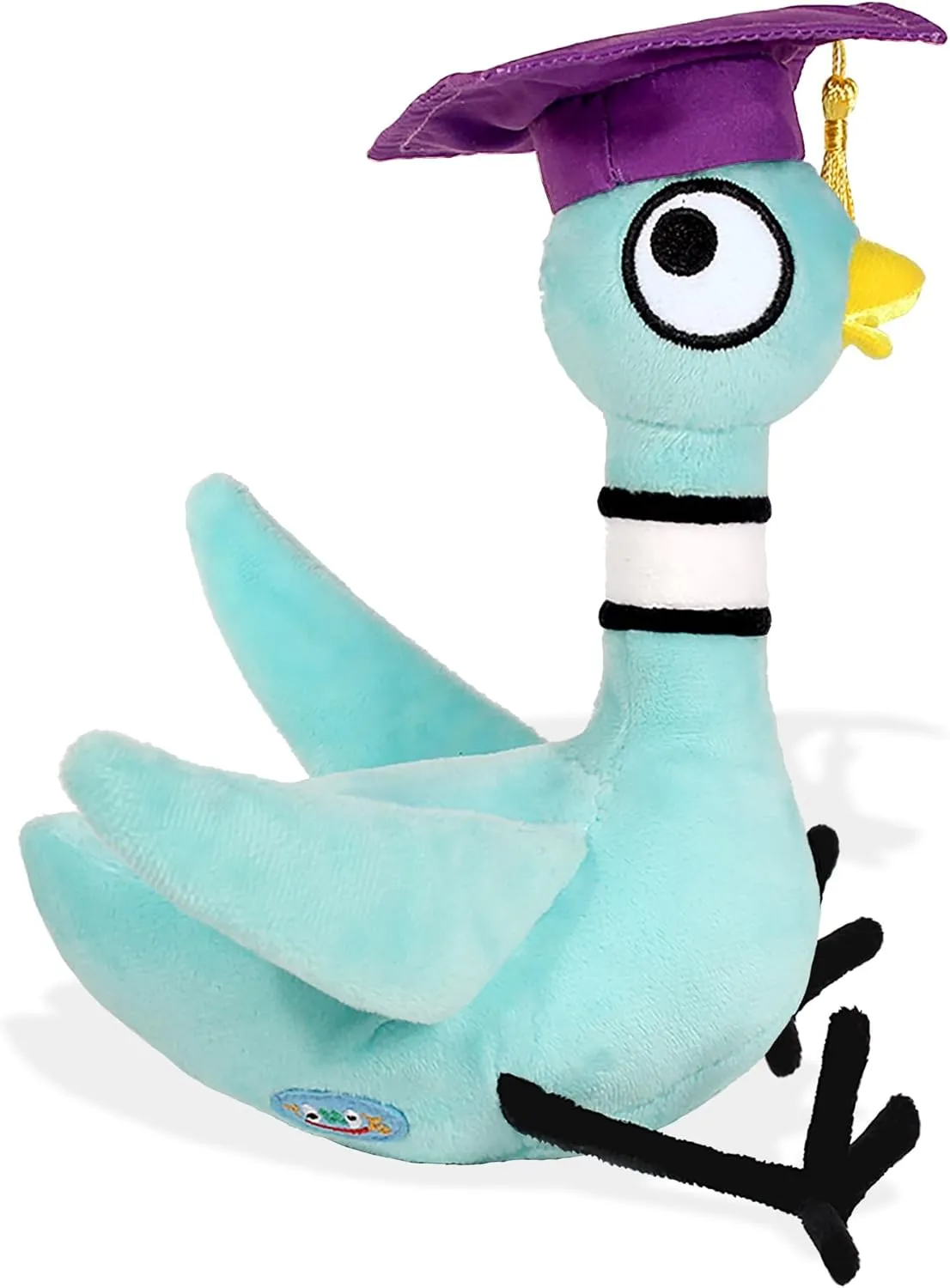 YOTTOY Mo Willems Collection | The Pigeon Graduation Stuffed Animal Plush Toy–6.5”